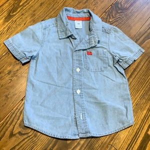 Boys 18M Carter’s Chambray Shirt EUC